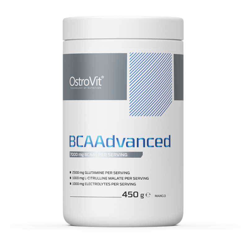 OstroVit BCAAdvanced 450g - Aminokwasy BCAA, regeneracja mięśni