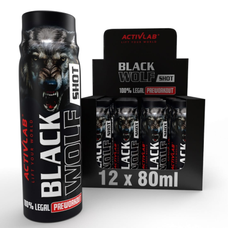 Activlab Black Wolf Shot 12x80ml - Przedtreningówka