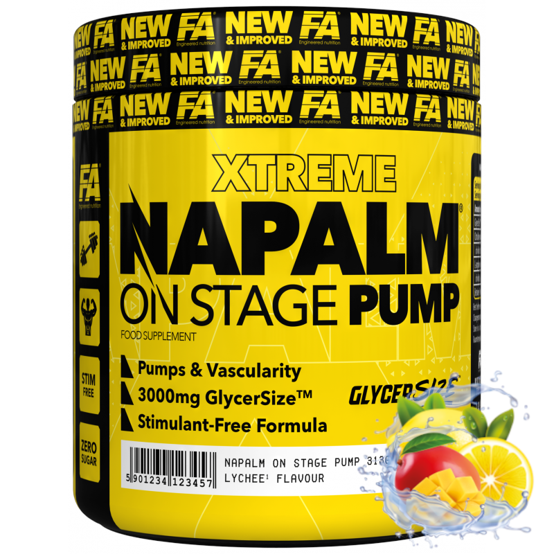 Fitness Authority Napalm On Stage Pump 313g - Przedtreningówka Bez Stymulantów