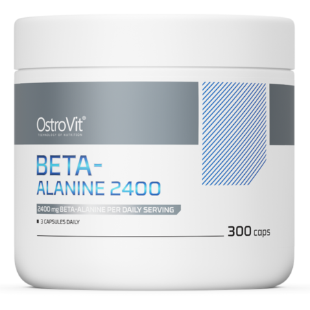 OstroVit Beta-Alanine 2400 - 300 kapsułek | Beta Alanina - Energia i Wytrzymałość