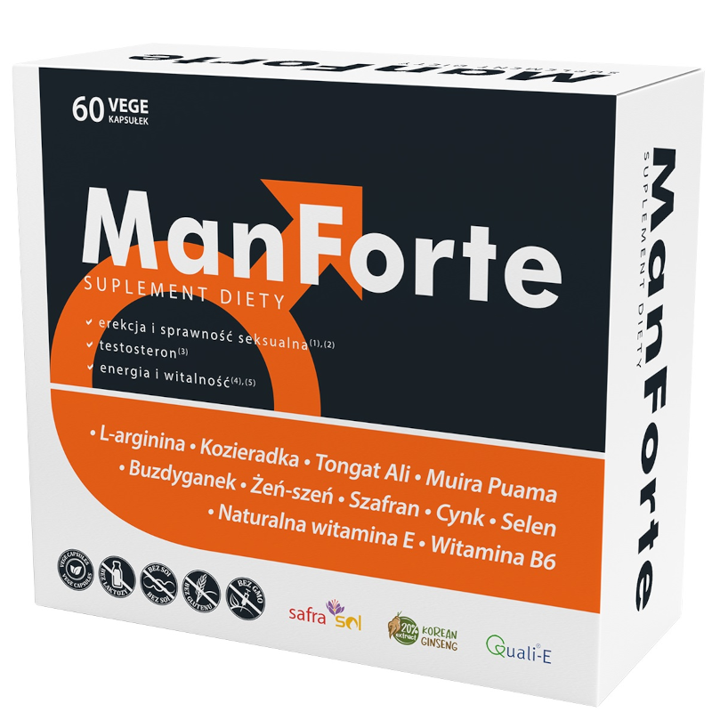 Aliness ManForte - Booster Testosteronu dla Mężczyzn
