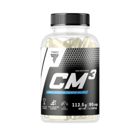Trec Nutrition CM3 Jabłczan Kreatyny 90 kaps - Energia i Siła