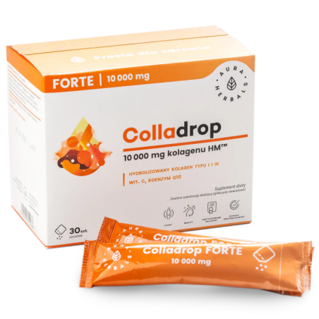 Aura Herbals Colladrop Forte - Kolagen na Włosy, Skórę, Paznokcie
