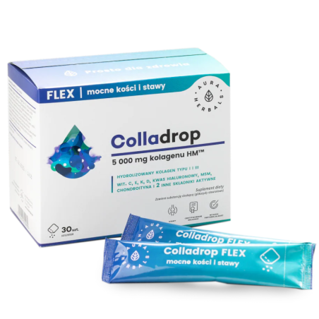 Aura Herbals Colladrop Flex - Regeneracja Stawów i Kości