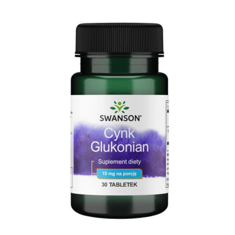 Swanson Cynk Glukonian 30mg - wsparcie odporności i zdrowia!
