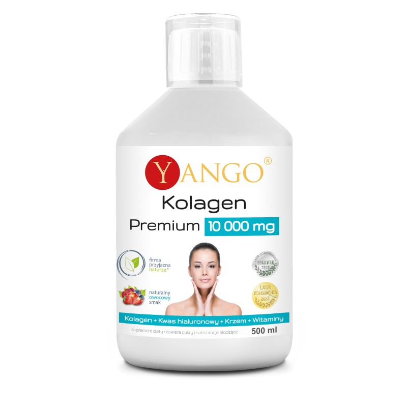 Yango Kolagen 10 000 mg 500ml - Wsparcie dla skóry, włosów i paznokci