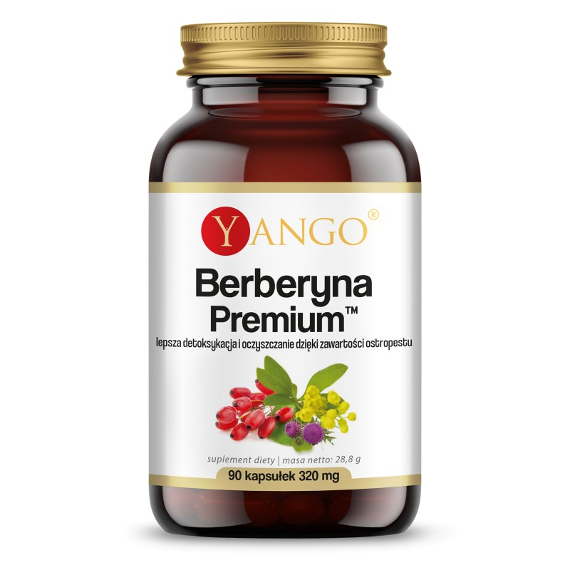 Yango Berberyna Premium 90 kapsułek - Wsparcie Trawienia i Wątroby