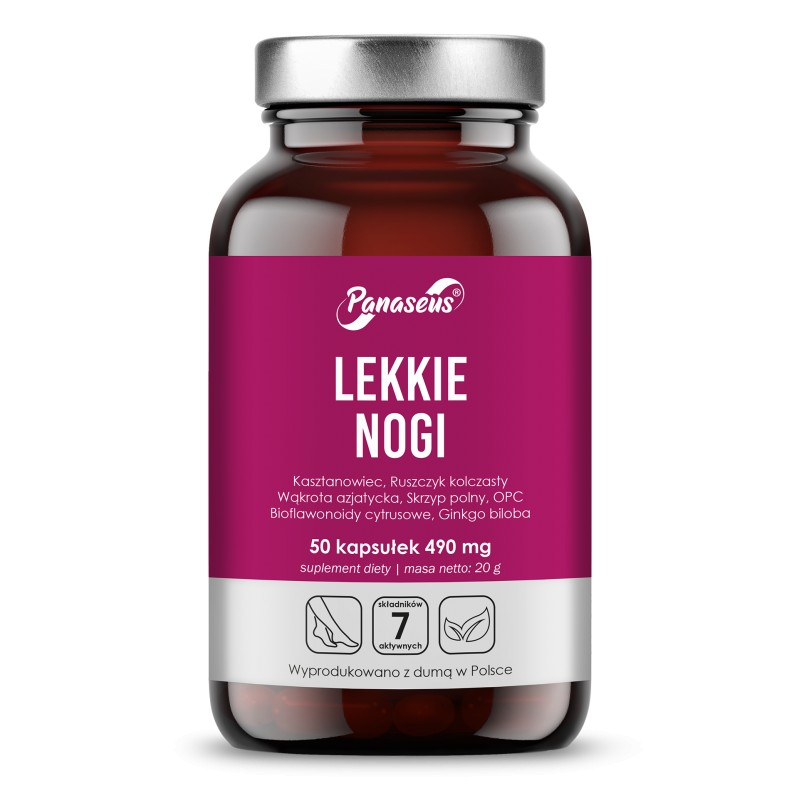 Panaseus Lekkie Nogi - Wsparcie układu krążenia