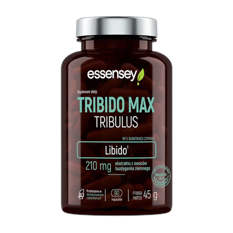 Essensey Tribido Max - Naturalny Booster Testosteronu | 90 kapsułek