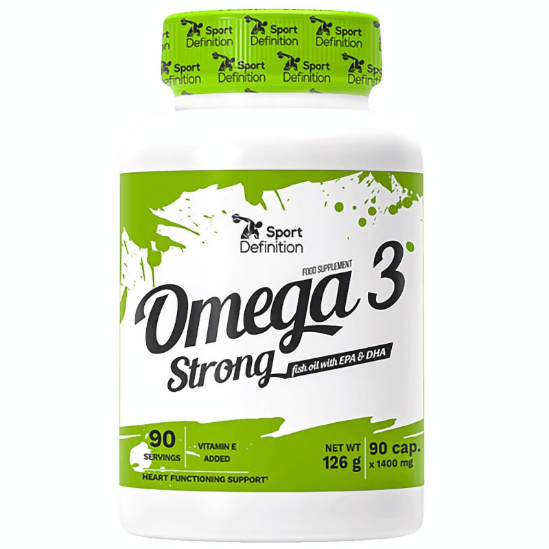 Sport Definition Omega 3 Strong 90kaps - Kwasy Omega 3, EPA, DHA