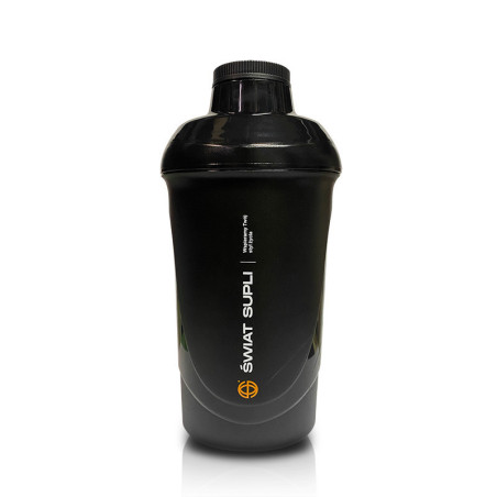 Świat Supli Shaker 600ml Czarny - Najwyższa jakość dla sportowców