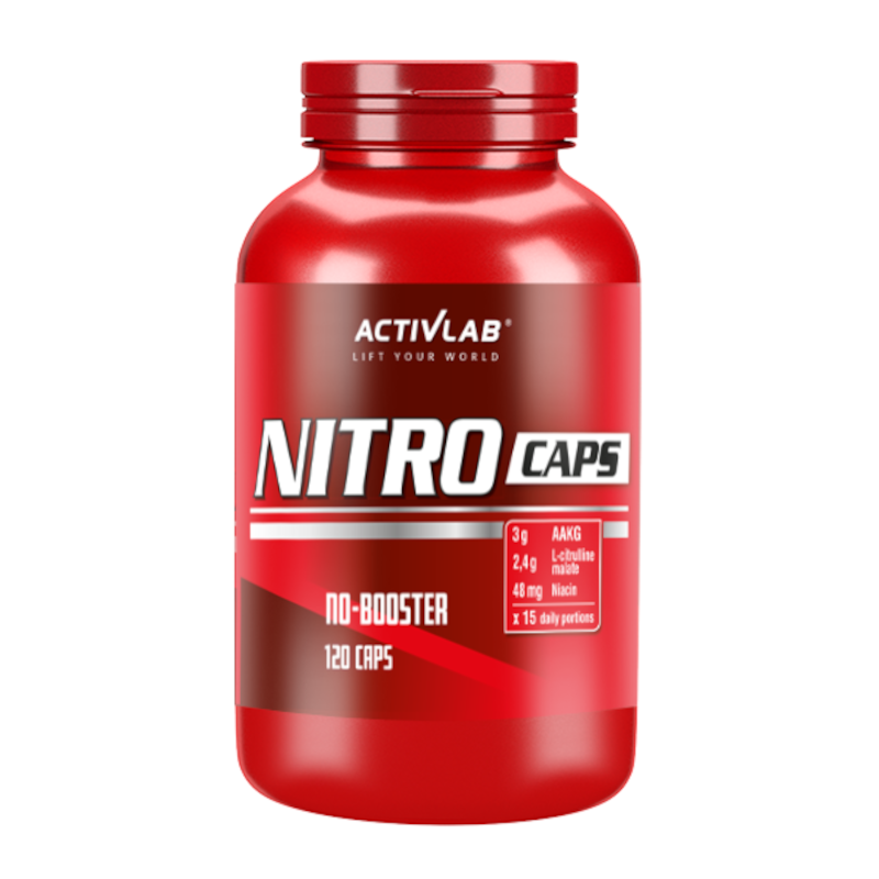 Activlab Nitro Caps 120kaps - Przedtreningówka bez kreatyny