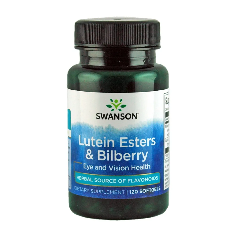 Swanson Lutein & Bilberry 120 softgels - Wsparcie dla Twojego Wzroku