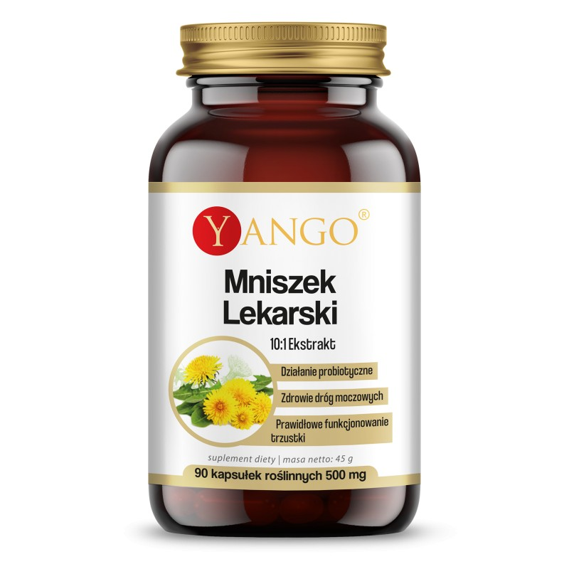 Yango Mniszek Lekarski - Ekstrakt 10:1 90 kaps. - Wsparcie Wątroby