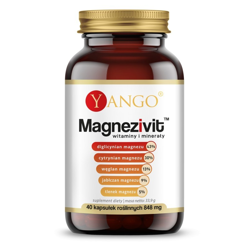 Yango Magnezivit - Kompleks Witamin i Minerałów dla Kobiet i Mężczyzn
