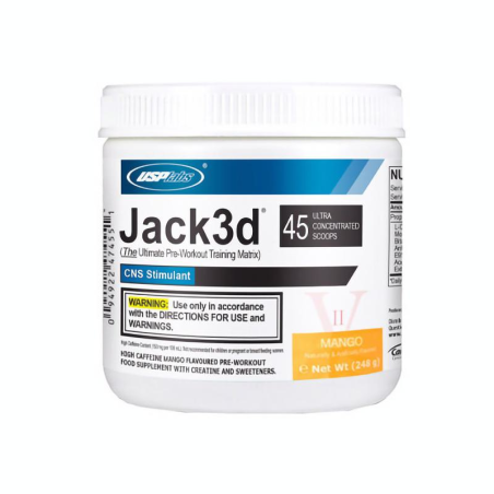 USP Labs Jack3d Advanced 248g - Przedtreningówka z Kreatyną | Energia i Siła