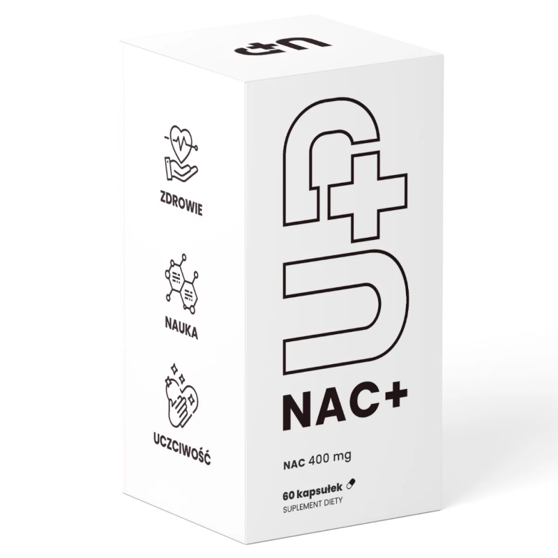 UP Health Pharma NAC+ 60 kaps - wsparcie wątroby i detoksykacja