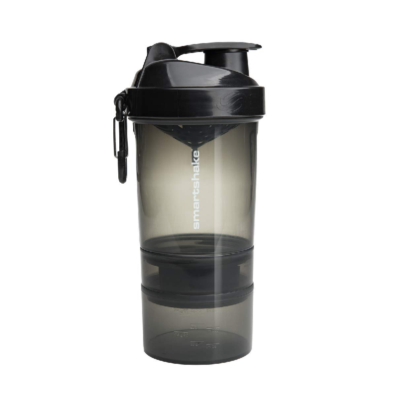 SMARTSHAKE Original2Go 600ml Gunsmoke Black - Shaker do odżywek