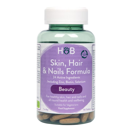 Holland & Barrett Skin Hair Nails Formula 90tab - Kompleks dla skóry, włosów i paznokci
