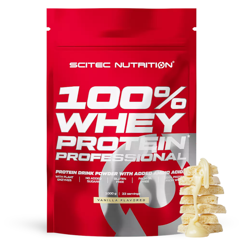 Scitec Nutrition 100% Whey Protein Professional 1000g - Odżywka Białkowa