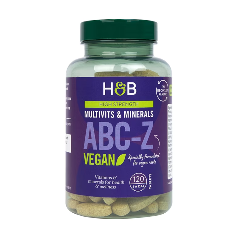 Holland & Barrett ABC-Z Vegan 120tab - kompleks witamin i minerałów dla wegan