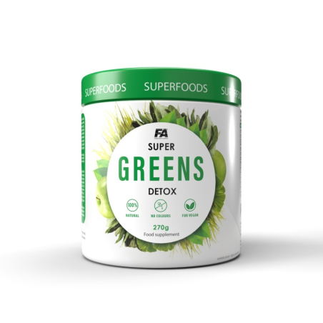 Fitness Authority Super Greens Detox 270g - Detoks i Antyoksydanty