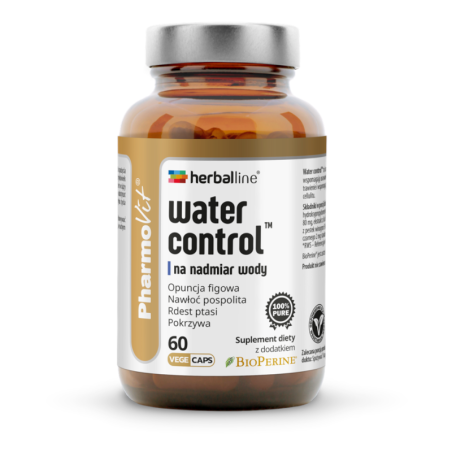 Pharmovit Herballine Water Control 60 kaps - Diuretyk na Odchudzanie