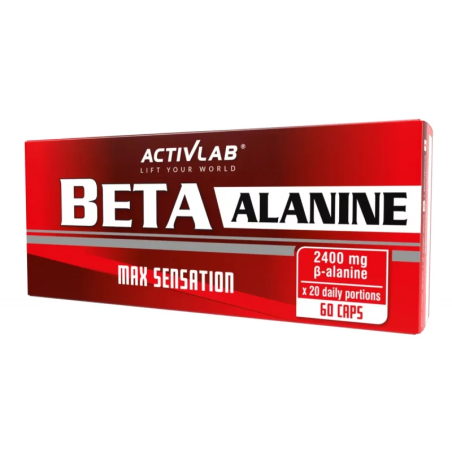 ActivLab Beta Alanine 60 kaps - Energia i Wytrzymałość