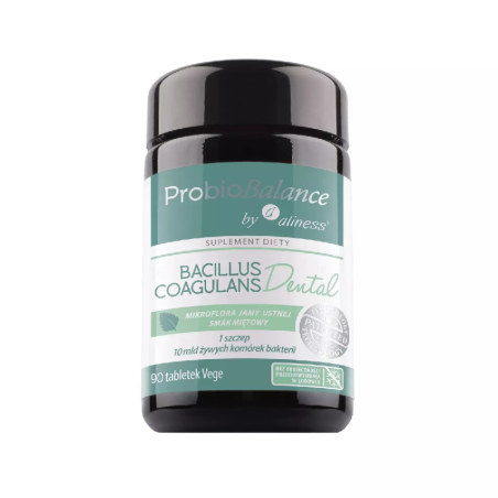 Aliness ProbioBalance Dental 10mld 90vtab - Probiotyk do ssania