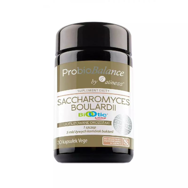 Aliness ProbioBalance Saccharomyces Boulardii BIOOTIC 30vkaps - Probiotyk na jelita