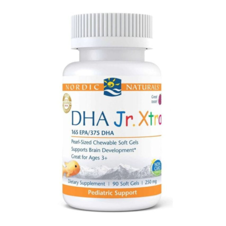 Nordic Naturals DHA Junior Xtra Berry 90 kapsułek - Kwasy Omega-3 dla dzieci