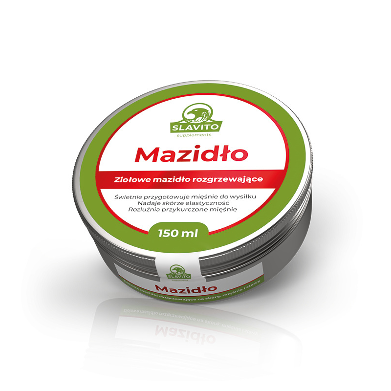 Slavito Mazidło Grzejące 150ml - Naturalna Maść Rozgrzewająca