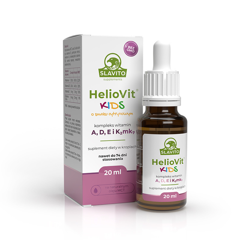 Slavito HelioVit Kids 20ml - Witaminy ADEK dla dzieci