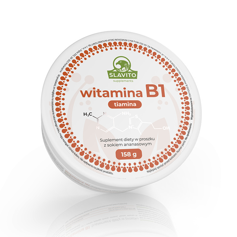 Slavito Witamina B1 (Tiamina) 158g - Energia i Zdrowie