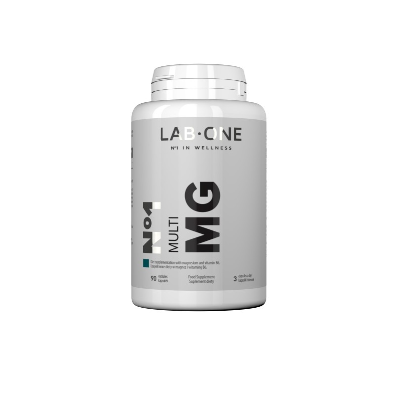 Lab One N°1 Multi MG 90 kaps. - Magnez na skurcze, stres i energię
