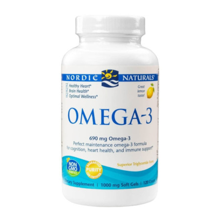 Nordic Naturals Omega-3 690mg - 120 kaps. | Zdrowe Kwasy Tłuszczowe