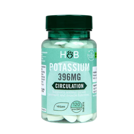 Holland & Barrett Potassium 396mg - Potas w kapsułkach vege