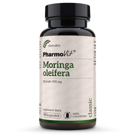 Pharmovit Moringa Oleifera 400mg 90kaps - Wsparcie Wątroby