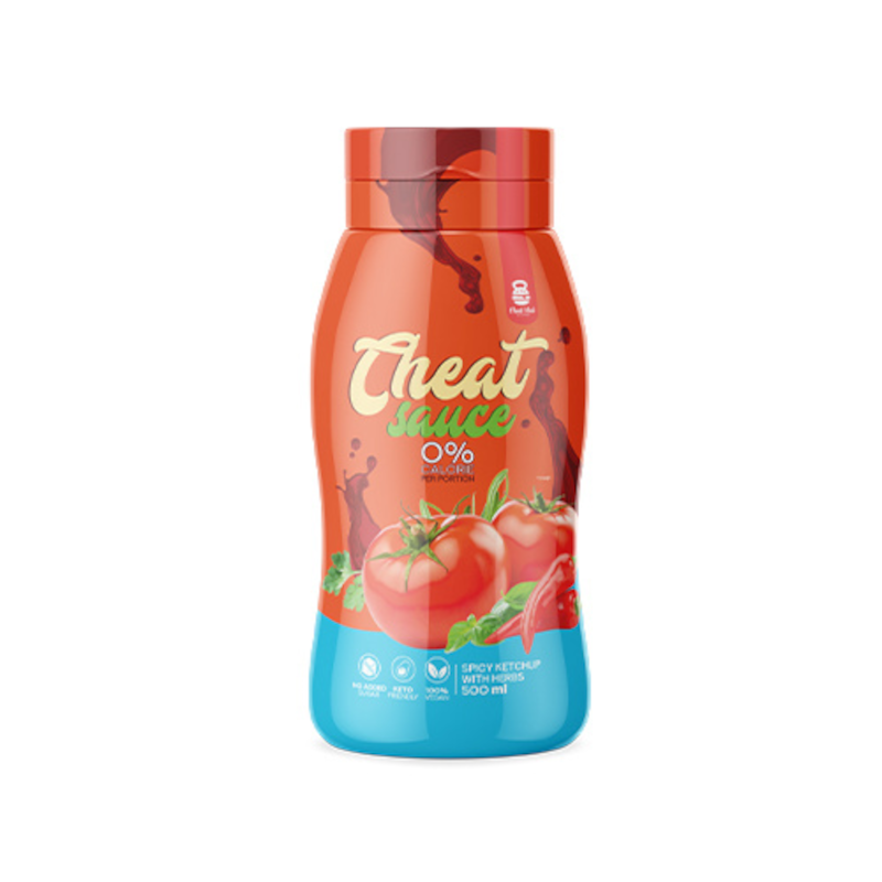 Cheat Meal Nutrition Sos Spicy Ketchup With Herbs 500ml