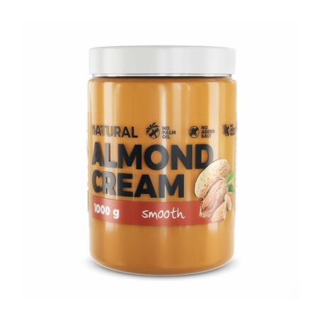 7Nutrition Masło Migdałowe Smooth 1000g - Zdrowe masło orzechowe