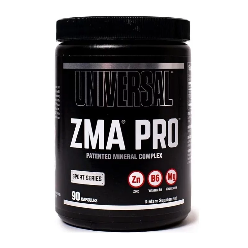Universal ZMA Pro 90 kaps - Cynk, Magnez, B6 dla Sportowców
