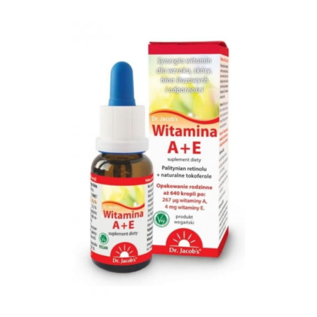 Dr. Jacob's Witamina A+E 20ml - Zdrowa Skóra i Redukcja Zmarszczek