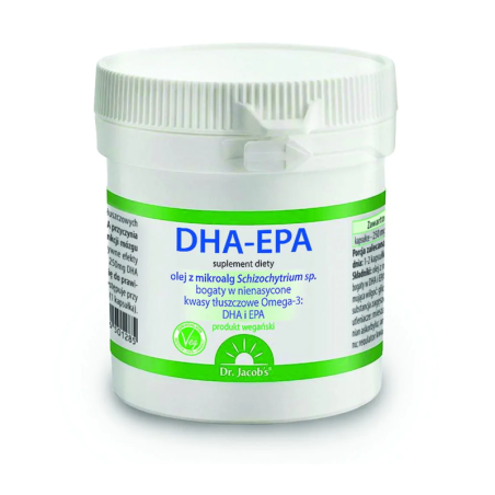 Dr. Jacob's DHA-EPA 60 kaps - Omega-3 dla serca i mózgu