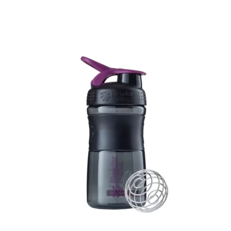 Blender Bottle Shaker - Black/Plum 590ml | Idealny shaker do odżywek