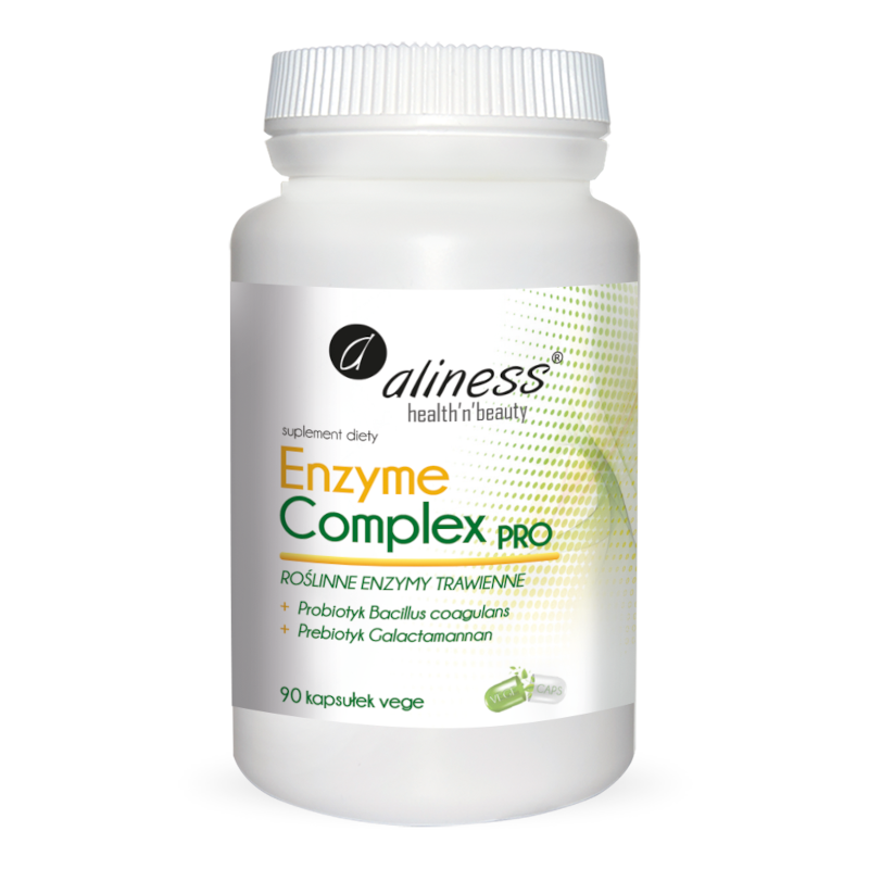 Aliness Enzyme Complex Pro 90 kaps - Wsparcie Trawienia