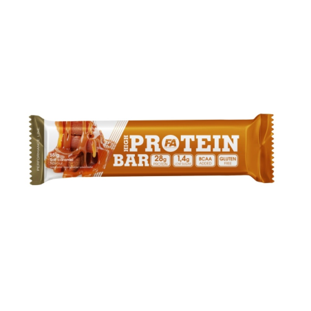 Fitness Authority High Protein Bar Miękki Karmel 55g - Wysokobiałkowy Baton