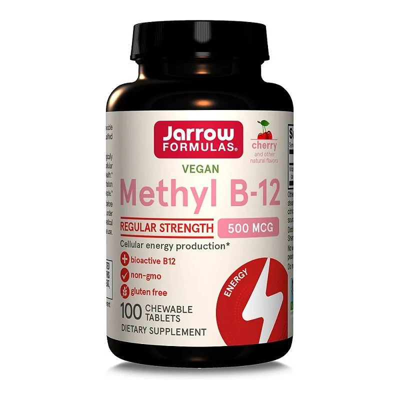 Jarrow Formulas Methyl B12 500mcg - Witamina B12 dla energii i układu nerwowego