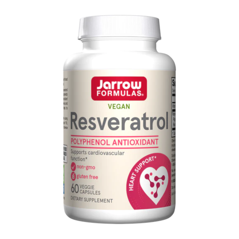 Jarrow Formulas Resveratrol 100mg - Zdrowe Serce i Układ Krążenia