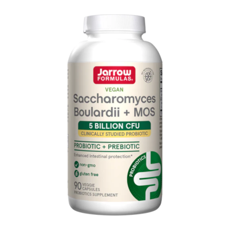 Jarrow Formulas Saccharomyces Boulardii + MOS 90 kaps - Probiotyki na jelita