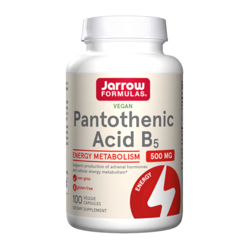 Jarrow Formulas Pantothenic Acid B5 500mg - Witamina B5 dla energii i zdrowia